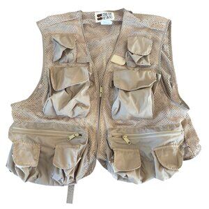Fishing Vest Stream Designs Multi Pocket Size Large